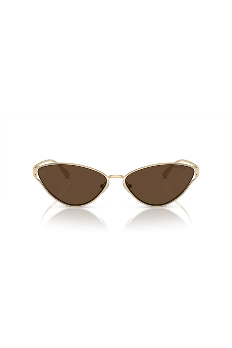 Tiffany Women's Cat's Eye Sunglasses - Pale Gold - 61mm Lens - Image 4